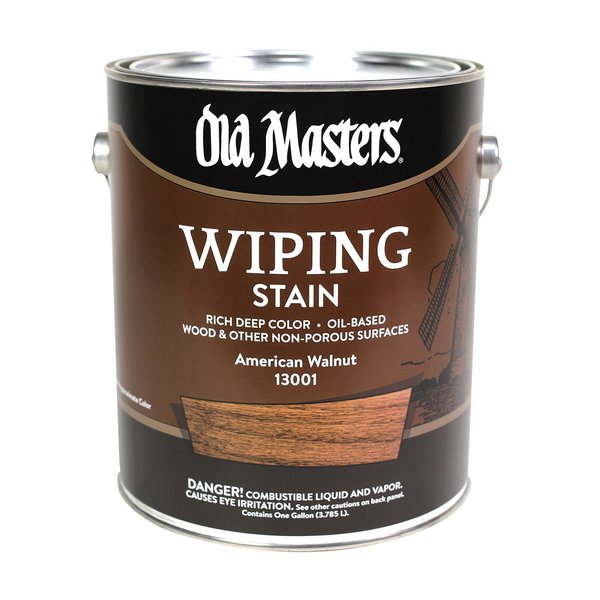 Old Master Old Masters Semi-Transparent American Walnut Oil-Based Wiping Stain 1 gal 13001